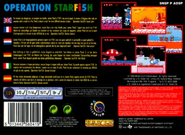 Operation Starfi5h (Europe) box cover back